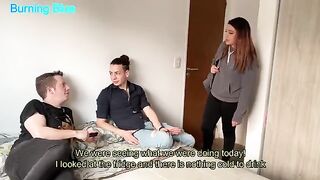 A guy has sex with his friend's sister, exploring intense passion