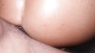 The queen of anal squirt gets her asshole gapped in POV