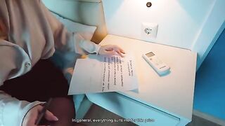 Student didn't read the lease and paid with her pussy
