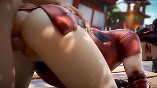 Compilation 4 with sexy skins from Fortnite, including Chun Li and Ruby