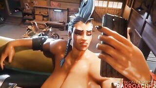 Junker Queen destroys Mei’s pussy in intense 3D animation