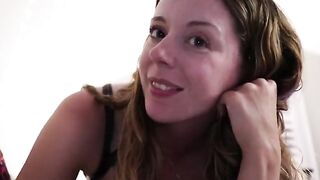 Nadia Fox gets her pussy railed while reading a book