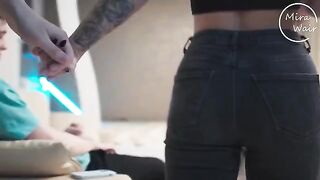 The husband hired a guy to fuck his wife in a surprise