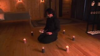 The priest exorcised the devil from a hot stepmom