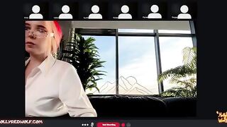 My boyfriend fucked me hard on Zoom and everyone saw