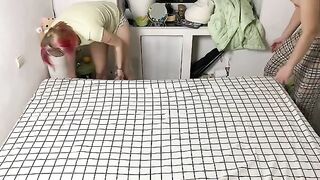 A girl is fucking with her boyfriend, asking if he wants to marry her