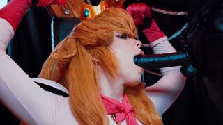 The wicked Bowser fucked Princess Peach hard in this intense xcross scene