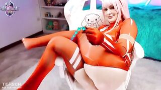 Zero Two’s squirting scene in Darling in the Franxx style