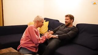 A Polish couple is fucking like animals in their rented apartment. Facials and balconies!