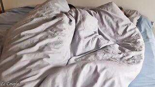The husband decided to surprise his wife with early morning sex