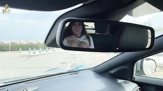 A girl has sex with taxi driver and pays him with her panties