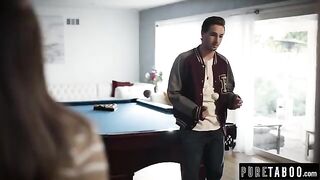 Star Quarterback Filming Himself With a Virgin Reporter on Pure Taboo