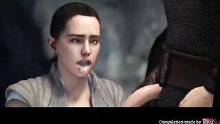Star Wars compilation with Rey and Ahsoka in hot SFM scenes