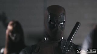 Deadpool and Black Widow fuck Yelena and Taskmaster in a hardcore foursome