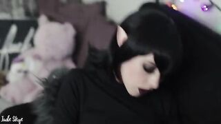 Gothic teen Mavis gets fucked by a horny vampire in POV