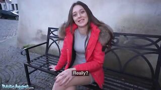 Public agent met a girl for a casting, got intimate, and rushed to meet her boyfriend