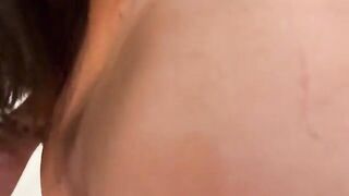 Brunette PAWG fucked in the kitchen by her stepbro