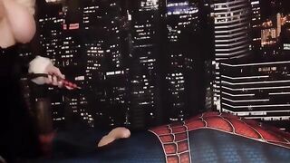 Black Cat plans to steal Spider-Man's web fluid with her seductive charm