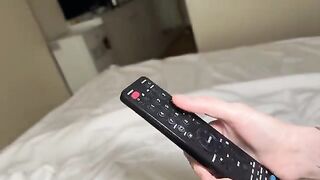 A red-haired girl has sex with her boyfriend in seductive lingerie
