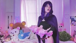 Raven finds StarFire's toys and experiments in a sneaky, fun way