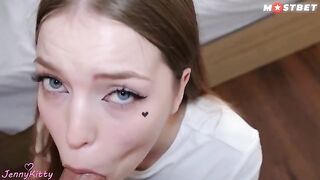The cute delivery girl got fucked by a random stranger in hardcore action