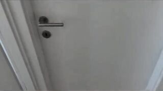 The neighbor wanted sex and the condom was lost in her