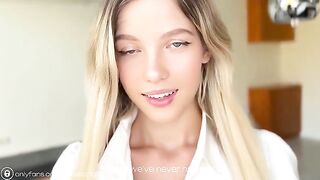 The guy masturbated on nude pics of his hot student-neighbor and gave a huge cumshot on her face
