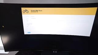 A tourist met a hot petite brunette and fucked her on his bike