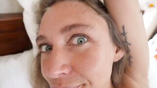 Passionate sex of the loving couple on a romantic afternoon
