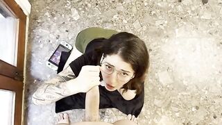 A cute gamer girl, like the fiery Emma Fiore from Argentina, seduces you with her mouth