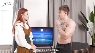 A guy checked the clothes and got a blowjob from a sexy tailor