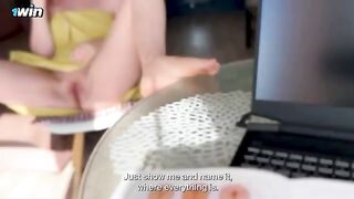 Stepmom explains to her stepson the secrets of female anatomy to avoid embarrassing situations