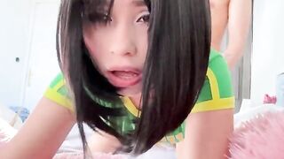 My stepsister is a naughty Brazilian girl who loves to fuck