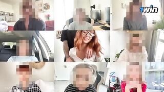 A sexy girl got fucked on a zoom meeting and received a creampie