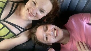 Hot ass to mouth action on a crazy bus orgy