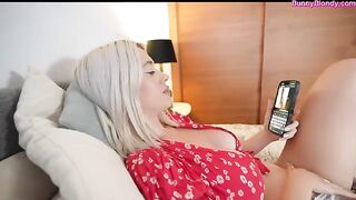 He caught me wanking and fucking with my nudes