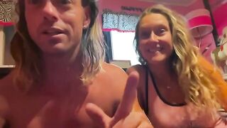 A muscular guy is fucking his girlfriend outdoors in Michigan