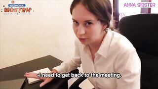 A hot babe offered a blowjob, but she would not cheat on her boyfriend