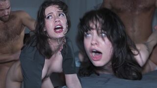 First rough fuck turns a sweet girl into a squirting bitch - Mia Stone