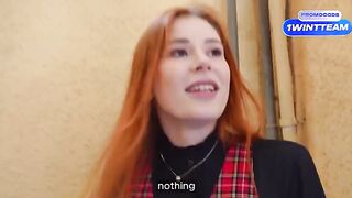 A busty girl got fucked in the vestibule and at a YouTuber’s place