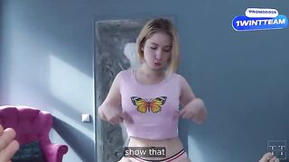 The stepfather punishes his daughter for wasting money on unnecessary classes