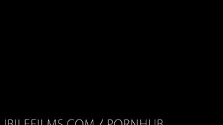 Two girls are having a great fun while fucking on the bed at night