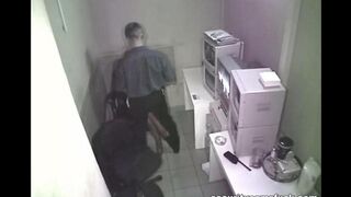 The man was photographed having sex at work without knowing a camera was there