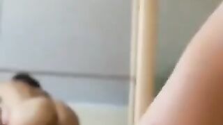 A couple enjoys intense and excellent suction in private