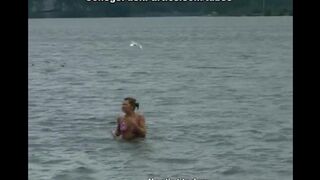 A group of young Russian students are fucking on nature