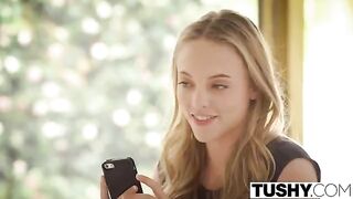 Man fucked in ass by two students in intense threesome