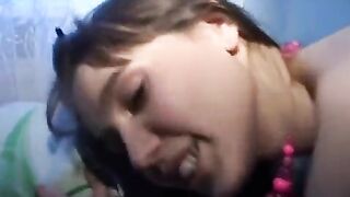 Two passionate Russian students couldn't resist and fucked in the hostel