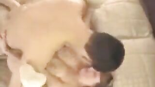 The mother decided to have fun with her drunk son in bed