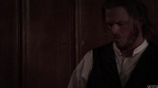 Pick-up guy bangs sexy MILF in the bar, cum on tits