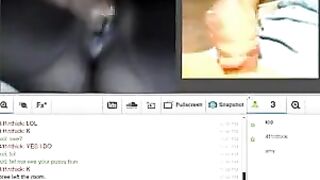 A married couple satisfies sexual needs with the help of a webcam